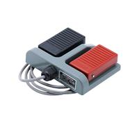Sharplace Foot Pedal Control Switch Footswitch Multi Scenario Water Resistant 10A AC220V Duplex Two Way Tumbler for Textile Equipment, 2M Wire without USB