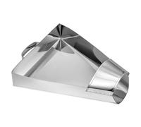 Sharplace French Fry er,Stainless Steel Triangle Food Serving Easy Clean Food Shovels Popcorn for Candy Ice Movie Theater