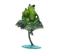 Sharplace Frog Figurines Sculpture Cake Topper Nordic Ornament Resin Frog Statue Unique Animal Craft for Yard Desktop Indoor Home Decor, A