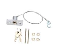 Sharplace Garage Door Emergency Release Lock Kit Multipurpose Cable 2.95ft Long Sturdy Easy to Install Disconnect Key Lock with 2 Keys