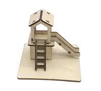 Sharplace Garden Slide Model Science Kit Educational Projects Technology Toy Wooden Kit for Primary Secondary Boys Girls