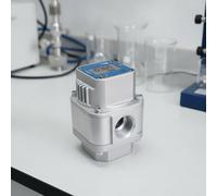 Sharplace Gas Meter Electronic Gas Volume Meter with Two Part Readout System and Strainer Mesh Connector for Clean Gas Lines Suitable for Process Control, DN20/6-Point
