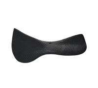 Sharplace Gel Saddle Pad English Saddle Comfort Breathable Soft Shock Absorbing Cushion Gel Padding for Jumping Show Equestrian Sports, Black