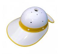 Sharplace Golf Caddie Hat Helmet Cap Headwear Offering And Rigid Protection Padded Interior And Vent Ports Design For Extended Course Caddie Tasks, Yellow