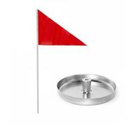 Sharplace Golf Golf Putting Cup Putting Cup Stainless Steel Cup With Flag For Use And Clear Distance Visibility Suitable For Training Greens Course Setup Club Facilities