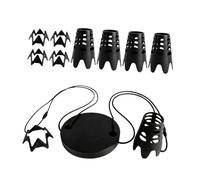 Sharplace Golf Simulator Tees Golfer Gifts Reusable Course Accessories Indoor Golf Mat Tee Holder for Outdoor Indoor Driving Range Mat, 5 Pieces