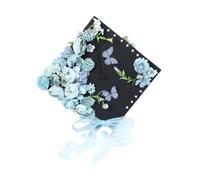 Sharplace Graduation Cap Decorations Ceremony Gift Gathering Supplies Decorations, Blue