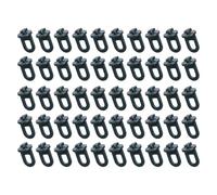 Sharplace Greenhouse Hooks Twist Clips Easy to Install Weatherproof Greenhouse Support Clips Fixing Clamps for Home Small Flower Basket, 50pcs