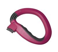 Sharplace Grocery Bag Carrier Handle Shopping Assistant Portable Reusable Effort Saving Lightweight Anti Slip Shopping Bag Holder, Rose Red