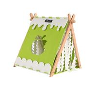 Sharplace Guinea Pig House Hamster Nest Tent Hut with Curtains Comfortable Hideout for Hedgehog Rat Bunny Hamster