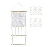 Sharplace Hair Bow Holder for Girls Headband Organizer Hair Clips Storage Hanger Hair Bows Organizer Headband Holder for Girl Bedroom, with 20 clips