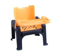 Sharplace Hair Washing Chair Dining Seat Folding Head Hair Rinser Adjustable Washing Bed Shampoo Chair for Home Kids Boys Toddlers, Orange