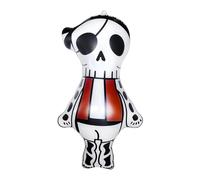 Sharplace Halloween Balloon Festival Inflatable with 2M Rope Fun Party Decoration Hanging Ornament for Indoor Birthday Courtyard, Skeleton Ghost