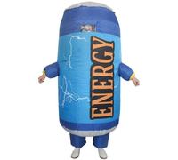 Sharplace Halloween Costume Inflatable Can Suit Beverage Can Outfit Full Body Costume Funny Character Wear Padded Rounded Design Suitable for cosplay stage, Array, Energy