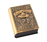 Sharplace Halloween Decoration Spell Book Prop,Gothic with Sound Lights Decorative Book for Haunted House Mantel Table Fireplace