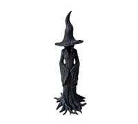 Sharplace Halloween Witch Statue Resin Witch Figure, Faceless Ghost Sculpture, Decorative Gothic Spooky Standing Collectible Figurine Desktop Ornament Sculpture for Halloween Home Haunted House,20CM