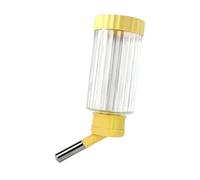 Sharplace Hamster Water Bottle Bird Parrot Drinker Convenient Dwarf Hamsters Water Dispenser Drinking Device for Squirrels Guinea Pigs, Light Yellow