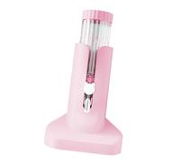 Sharplace Hamster Water Bottle Bird Parrot Drinker Convenient Dwarf Hamsters Water Dispenser Drinking Device for Squirrels Guinea Pigs, with Base Pink