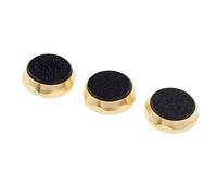 Sharplace Hand Polished Trumpet Buttons for Repairing Pieces, Black, 1.5x1.5cm
