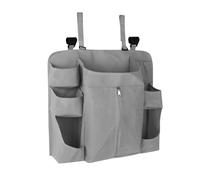 Sharplace Hanging Diaper Organizer Diaper Stacker Sturdy Multifunction for Changing Table Nursery Organizer for Newborn Girls Boys, Dark Gray
