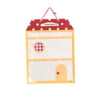 Sharplace Hanging Stuffed Animal Storage Bag Doll Holder Space Saving Storage Pocket Over The Door Organizer for Kids Room, 57.5cmx43cm