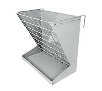 Sharplace Hay Rack Wall Mount Hay Feeder Metal Large Capacity Grain Tray Universal Heavy Duty Breeding Feeder Sheep Feeding Trough
