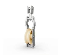 Sharplace Heavy Duty Cable Pulley Guide Board For Wire Direction And Pulling With Smooth Pulley Fixture And Sturdy Metal Frame, 250 60, style to 8