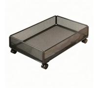 Sharplace Heavy-Duty Under-Bed Storage with Wheels Space-Saving Low-Profile Design, Under-Bed Storage Bin, for Bedroom, Dorm Room, Black, L