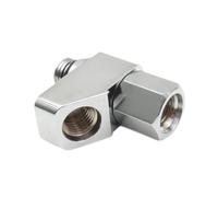 Sharplace High Pressures Diving Splitter, Easy to Install, 7/16-20 Part 1 to 2 Flexible Scuba Regulator Scuba Splitter