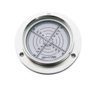 Sharplace Horizontal Circular Bubble Level | 80mm, Flange-Mounted Spirit Level, Precision, for Alignment Checks, Installers, Machinists, Style B