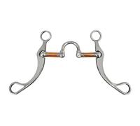Sharplace Horse Bit Stainless Tack Mouth Shank Bit Snaffle Bit With Leverage Shanks For Guidance And Polished Edges For Comfort Suitable for cowboy riding training trail work