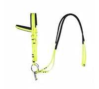 Sharplace Horse Bridle with Rein Bit Headstall and Customizable Fit Features Soft Non-Slip Padding Grip Suitable for Dressage Competition Use, Yellow