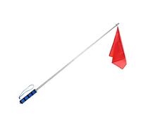 Sharplace Horse Training Flag,Horse Training Equipment,Equestrian Flag Retractable Flagpole for Competition Trailer Loading Performance, Blue Handle