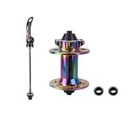 Sharplace Hub Wheel Axle With Flanged Spoke Holes And Stable Construction Suitable for biking commuting training, Rainbow, 28 Holes