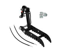 Sharplace Hydraulic Thumb Clamp Excavator Thumb Digger Grapple Attachment with Reinforced Steel Structure and Hydraulic Movement Suitable for Land clearing, 25-Axis Double-Hole