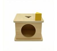 Sharplace Industrial Blocks Wooden Shape Sorting Box Toy With Classic Sorting Actions Object Permanence Hand Eye Coordination And Fine Motor Growth suitable for, style to 5
