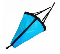Sharplace Inflatable Anchor Sea Anchor Drag Sock Sock Marine Drag Anchor With High Visibility Float PVC Compact Foldable For Small Boats Kayaks Suitable for, Blue, M 32 Inch