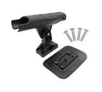 Sharplace Inflatable Boat Fishing Rod Holder Boat Fishing Rod Holder Easy to Install Side Deck Mount Sturdy Rack Stand for Ribs Railing