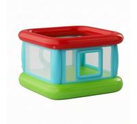 Sharplace Inflatable Bouncy House Jumping House Playhouse With Mesh Vent Sides PVC Thickened Floor Suitable for indoor play parties playdates community centers, Red And Green