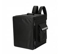 Sharplace Insulated Carrier Rigid Food Delivery Backpack Box Bag Tote With Foam Thermal Insulation Divider Board And Carry Handle suitable for bike couriers, Array, Black, 43L