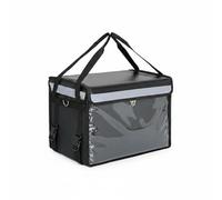 Sharplace Insulated Delivery Case PVC Exterior Thick Thermal Layer Weatherproof Secure Flap Reinforced Internal Frame Suitable for Food Transport Catering Service Delivery, 45L, Basic Set