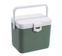 Sharplace Insulated Storage Contain Rigid Hard-Body Construction Portable Design Secure Latch Closure Cooling Function Suitable for camping trips picnics street, Green, High-end PU