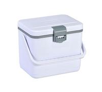 Sharplace Insulated Storage Contain Rigid Hard-Body Construction Portable Design Secure Latch Closure Cooling Function Suitable for camping trips picnics street, White, Standard EPS