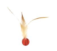 Sharplace Interactive Cats Ball Toy, Portable Teaser Bite Resistant Bouncy Tail Toy for Pet, Dog Gift, Basketball