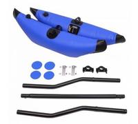 Sharplace Kayak Stabilizer Float Canoe Outrigger Kit Inflatable Float Pontoon Balance Rod Universal Mount Hardware PVC Mesh Cloth Build With Set suitable for, Blue