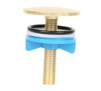 Sharplace Kitchen Sink Hole Covers Brass Faucet Countertop Holes Metal Plugs, Blanking Caps for Kitchen and Bathroom Sinks, Gold