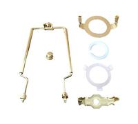Sharplace Lamp Harp Light Fitting Harps Table/Floor Lamp 6 7-10inch Hardware Parts Lamp Harp Set with Finial Lampshade Bracket Lampshade Harp, 7"-10"