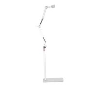 Sharplace Lazy Hair Dryer Stand Blow Dryer Holder with Heavy Base Floor Standing Adjustable Height Angle for Dog Cat Grooming Household, White