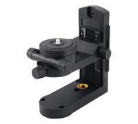 Sharplace Level Bracket Black 7cm Height Adjustment Level Adapter Support Professional 360° Fine Tuning Rotation L Shaped Accessories