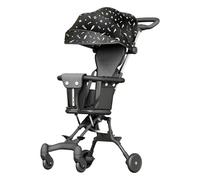 Sharplace Lightweight Bidirectional Forward & Modes Portable 360° Swivel Wheels for Easy Travel Adjustable Handle, Starry Sky Pattern